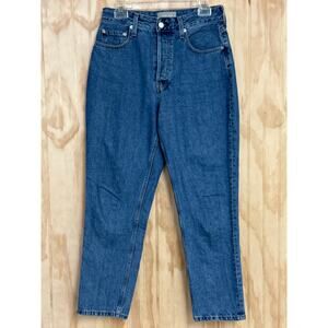 Everlane Women’s Curvy ’90s Cheeky Straight Ankle Jeans Medium Wash Blue Size 29